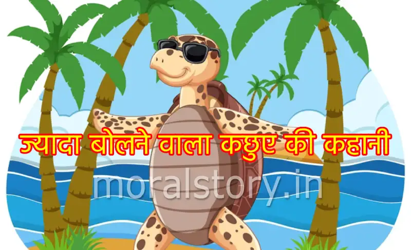 ज्यादा बोलने वाला कछुए की कहानी (The story of the talkative turtle in Hindi)