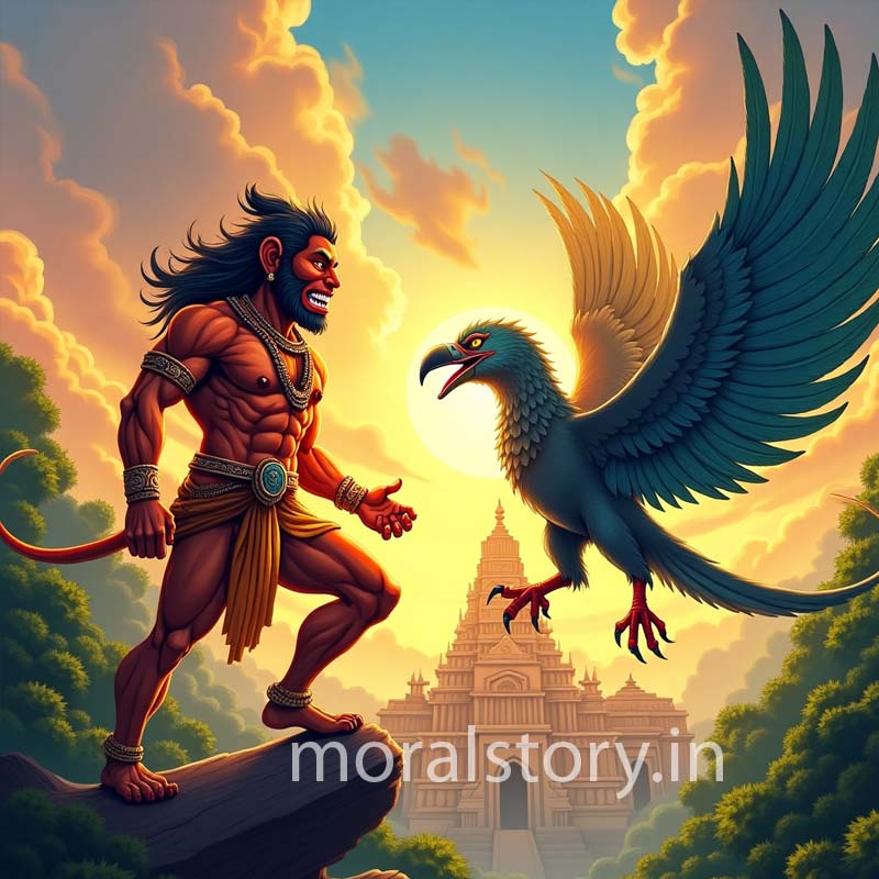 हनुमान और गरुड़, अहंकार की कहानी, प्रेरणादायक पौराणिक कथा, हिन्दू धर्म कथा, बाल कथा, हिंदी कहानियाँ, Moral Story in Hindi
