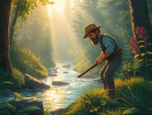 The Honest Woodcutter | ईमानदार लकड़हारा