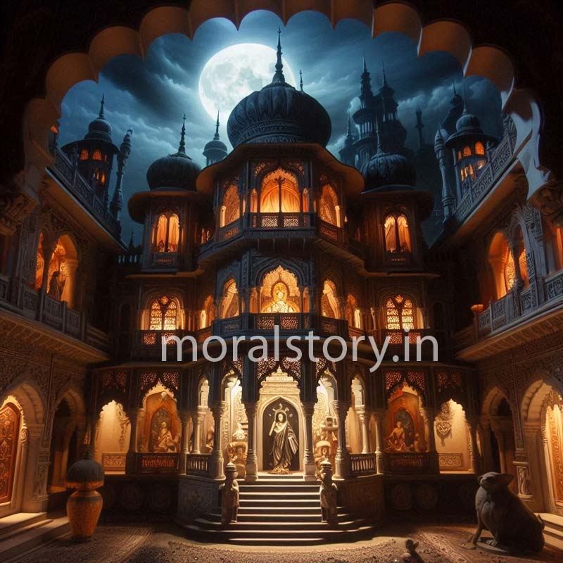 Thama part 2, Vampires of Raj Nagar story, Hindi horror romance, reincarnation love story, male vampire Thama, haunted haveli vampire story, moralstory.in horror series, vijayanagar love curse, aarav thama vampire kahani, supernatural fiction hindi