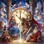 moral story in Hindi, time travel adventure, Amaira and Duggu, Raja Rani story, kids superhero story, short moral stories, Hindi kahani, bachchon ki kahaniyan, historical fantasy