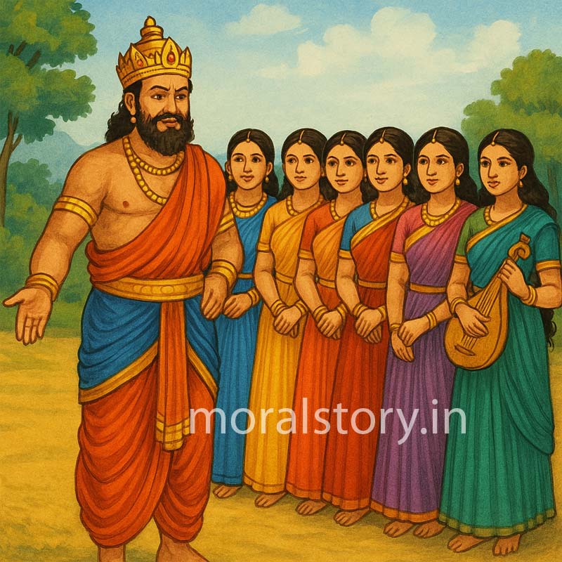 राजा की 7 बेटियों की कहानी, King and seven daughters story, inspirational moral story in Hindi, बेटी पर कहानी, Hindi kahani for kids, MoralStory.in fairy tales
