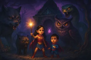 शापित मणि और राक्षस जानवरों का रहस्य (The Cursed Gem and the Beastly Monsters)