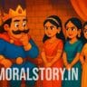 राजा की तीन रानियाँ, रानी की चालाकी, राजा की कहानी हिंदी में, नैतिक शिक्षा वाली कहानी, बच्चों के लिए लंबी कहानी, Hindi moral stories, clever queens story, king and queen story, Indian king tale, wisdom and truth story