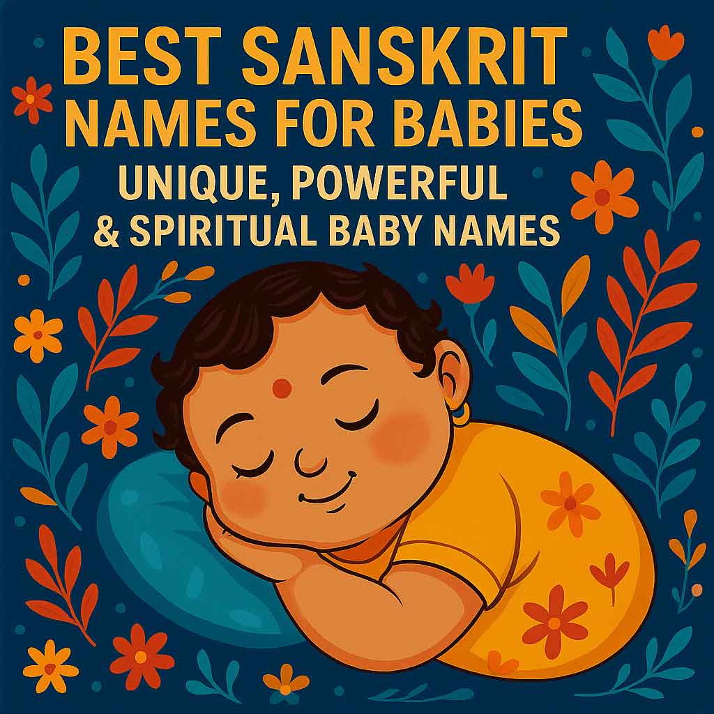 Best Sanskrit names for babies, Sanskrit baby names boy girl, Vedic names India, unique Hindu baby names, spiritual Sanskrit names, rare baby names Sanskrit