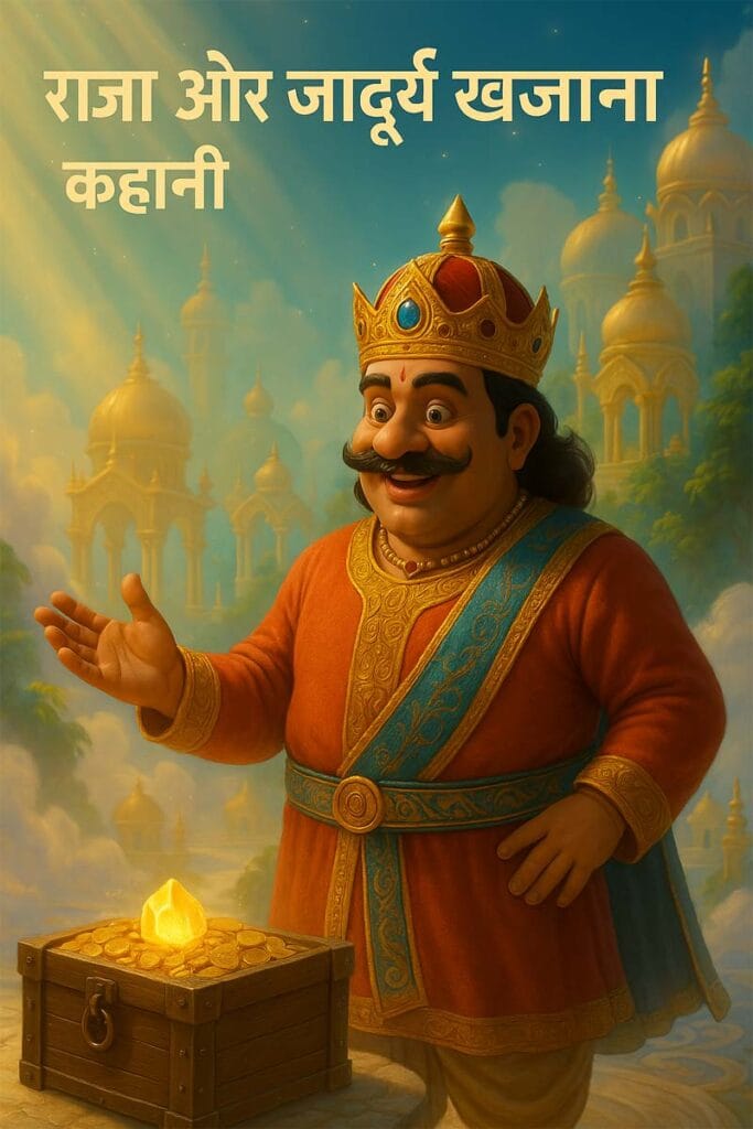 राजा और जादुई खजाना कहानी, हिंदी प्रेरणादायक कहानी, साहसिक राजकथा, जादू और खजाने की कहानी, बच्चों की हिंदी कहानी, नैतिक शिक्षा कहानी, The king and the magical treasure story, Hindi inspirational story, adventure royal story, story of magic and treasure, Hindi story for children, moral education story