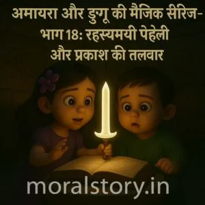 अमायरा और डुग्गू की मैजिक सीरीज – भाग 18: रहस्यमयी पहेली और प्रकाश की तलवार
