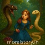 दो साँप और राजकुमारी, दो साँपों की कहानी, Panchatantra story in Hindi, moral story in hindi, animal stories, राजकुमारी की कहानी, moralstory.in, हिंदी नैतिक कहानियाँ
