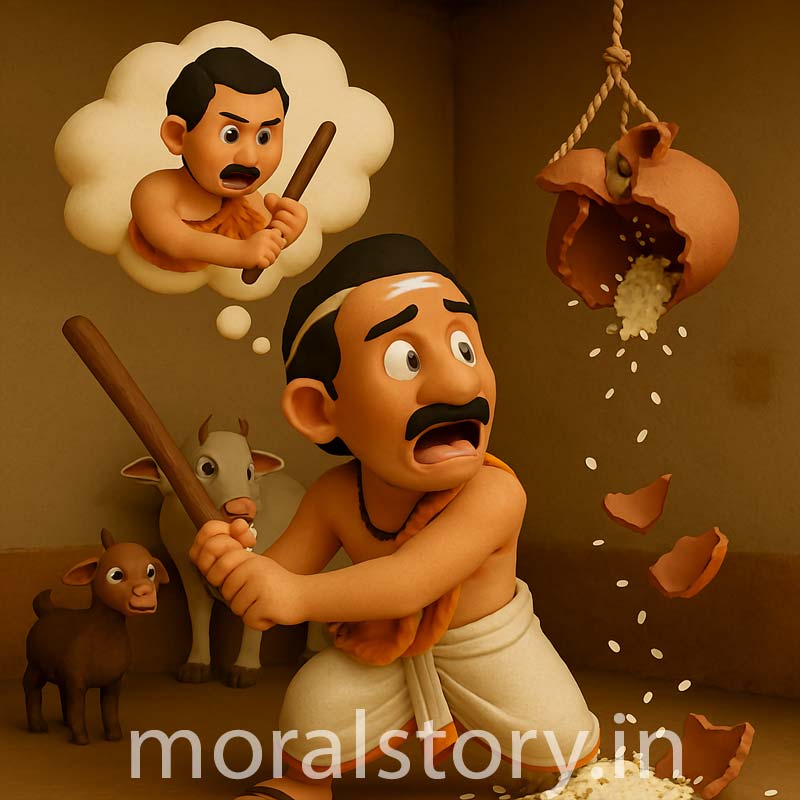 ब्राह्मण का सपना कहानी, पंचतंत्र कहानियाँ, नैतिक कहानी हिंदी में, moral story in Hindi, Hindi motivational story, Panchatantra stories, brahmin dream story, moralstory.in