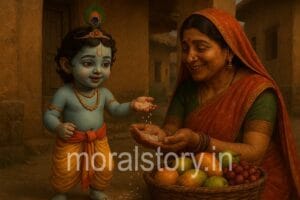 कृष्ण और फल विक्रेता की कहानी