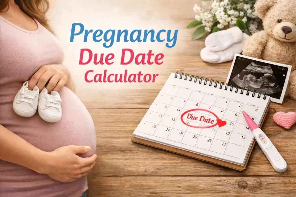 pregnancy due date calculator, baby due date calculator, when is my baby due, pregnancy calculator, expected delivery date tool, due date calculator by lmp, pregnancy weeks calculator, baby arrival date