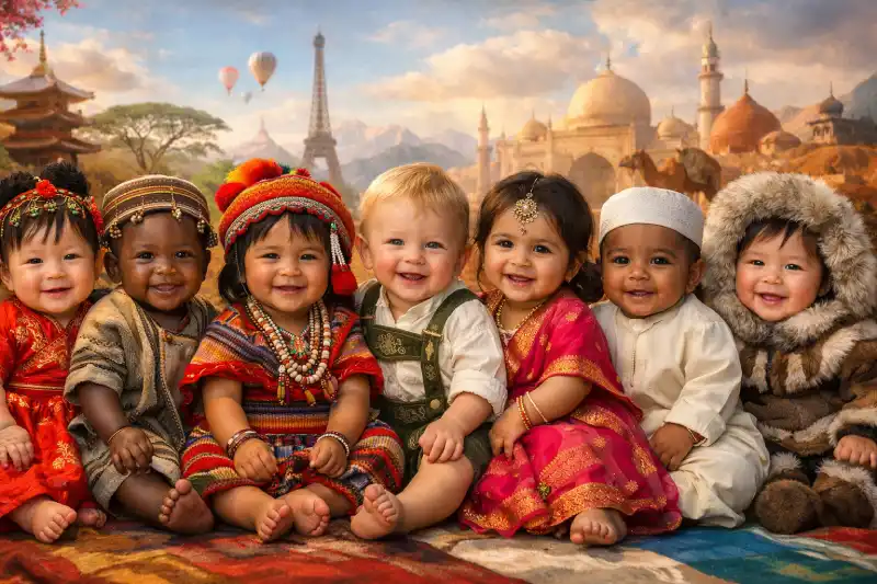 global baby names, popular baby names world, international baby names 2026, baby names worldwide, unique global names, modern baby names, top baby names list, boy and girl names world, multicultural baby names, trending baby names
