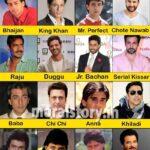 bollywood actor nicknames, celebrity nicknames india, famous bollywood pet names, shah rukh khan nickname, salman khan bhai, bollywood actress nicknames, indian celebrity names list, popular actor nicknames