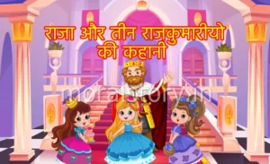 राजा और तीन राजकुमारीयो की कहानी | The King And Three Princes Story In Hindi