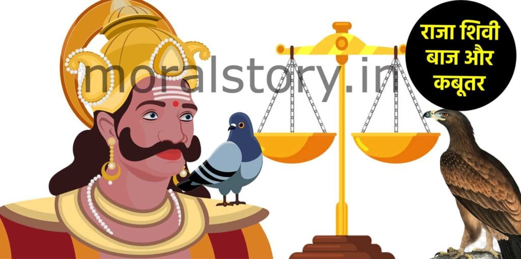 राजा शिवी बाज और कबूतर | King Shibi Story