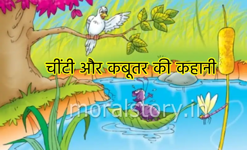 चींटी और कबूतर की कहानी (story of the ant and the pigeon)