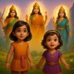 Amaira aur Duggu Ki Magic Series, magic stories for kids, Amaira and Duggu series, Hindi English kids story, fantasy adventure for children, moral story with magic, goddess valley story, time travel story, powerful kids tales