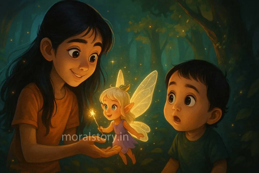 nanhi pari ki kahani ,fairy tale for kids, hindi moral story, amayra and duggu stories, बच्चों की प्रेरणादायक कहानी, नन्ही परी की कहानी, fairy stories in Hindi, moral story in Hindi and English, magic story for kids
