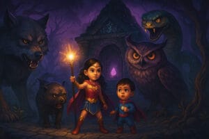 शापित मणि और राक्षस जानवरों का रहस्य (The Cursed Gem and the Beastly Monsters)