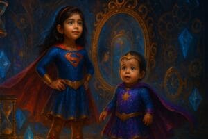 Amaira aur Duggu Ki Magic Series – Part 17: The Time Loop Trap and The Mirror of Truth (समय का फंदा और सत्य का आईना)