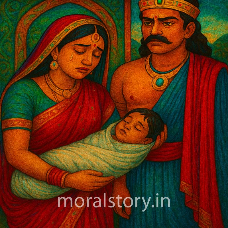 राजा हरिश्चंद्र की कहानी, सत्य का बलिदान, प्रेरणादायक कहानियाँ, धर्म की परीक्षा, King Harishchandra story in Hindi and English, moral stories, truth and duty