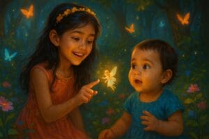 अमायरा, डुग्गू और नन्ही परी की जादुई दुनिया – बच्चों की प्यारी कहानी