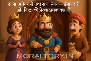 राजा और रानी तथा सच्चा सेवक – ईमानदारी और निष्ठा की प्रेरणादायक कहानी