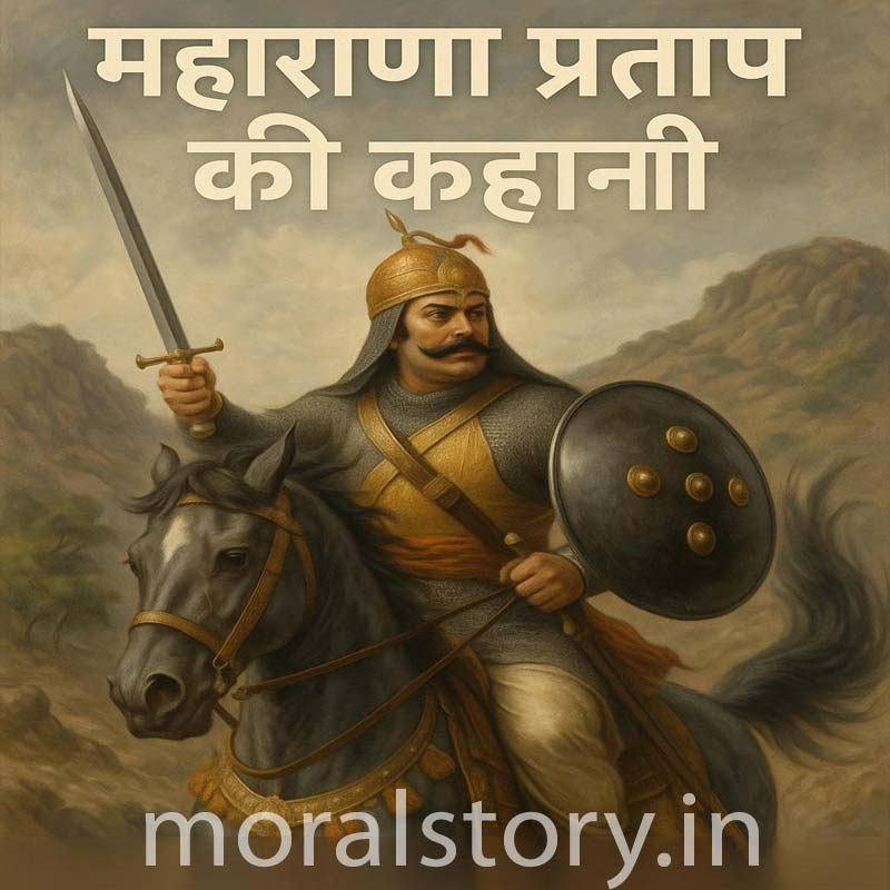 महाराणा प्रताप की कहानी, हल्दीघाटी युद्ध, चेतक घोड़ा, अकबर और महाराणा प्रताप, वीर राजपूत, भारतीय इतिहास, प्रेरणादायक राजा, शौर्य कथा, महाराणा प्रताप का संघर्ष,Story of Maharana Pratap, Maharana Pratap Biography Hindi, Battle of Haldighati, Maharana Pratap and Akbar, Story of Chetak, Rajput Warrior, Story of Bravery