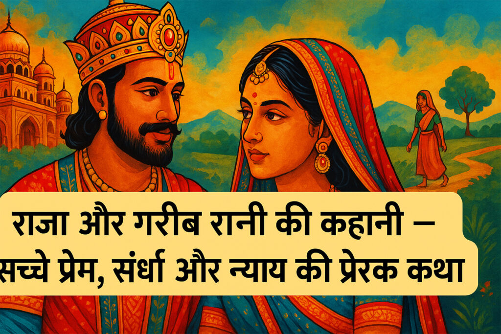 राजा और गरीब रानी की कहानी, सच्चा प्रेम, प्रेरणादायक हिंदी कहानी, राजा की प्रेम कथा, गरीब रानी की संघर्ष गाथा, Hindi moral stories, Indian royal love tale, struggle and justice story, inspirational Hindi story, राजा रानी की कहानी