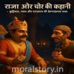 राजा और चोर की कहानी, हिंदी नैतिक कहानी, चोर की सच्चाई, प्रेरणादायक कहानी, moralstory.in, बुद्धिमान राजा, पश्चाताप की कहानी, Story of the king and the thief, Hindi moral story, truth of the thief, inspirational story, wise king, story of repentance