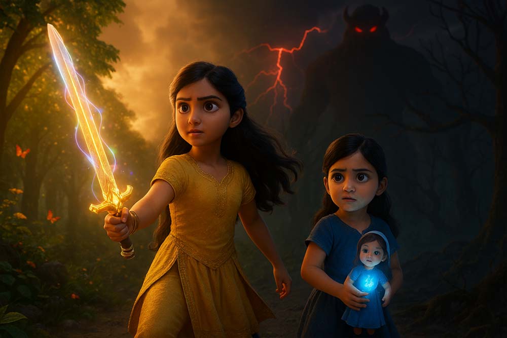 Amaira Duggu Magic Series Part 19, अंधकार का साया, प्रकाश की तलवार, बच्चों की जादुई कहानियाँ, destiny battle story, fantasy adventure for kids, moral values stories, moralstory.in