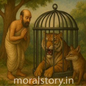 बाघ ब्राह्मण और सियार – पंचतंत्र की मशहूर कहानी