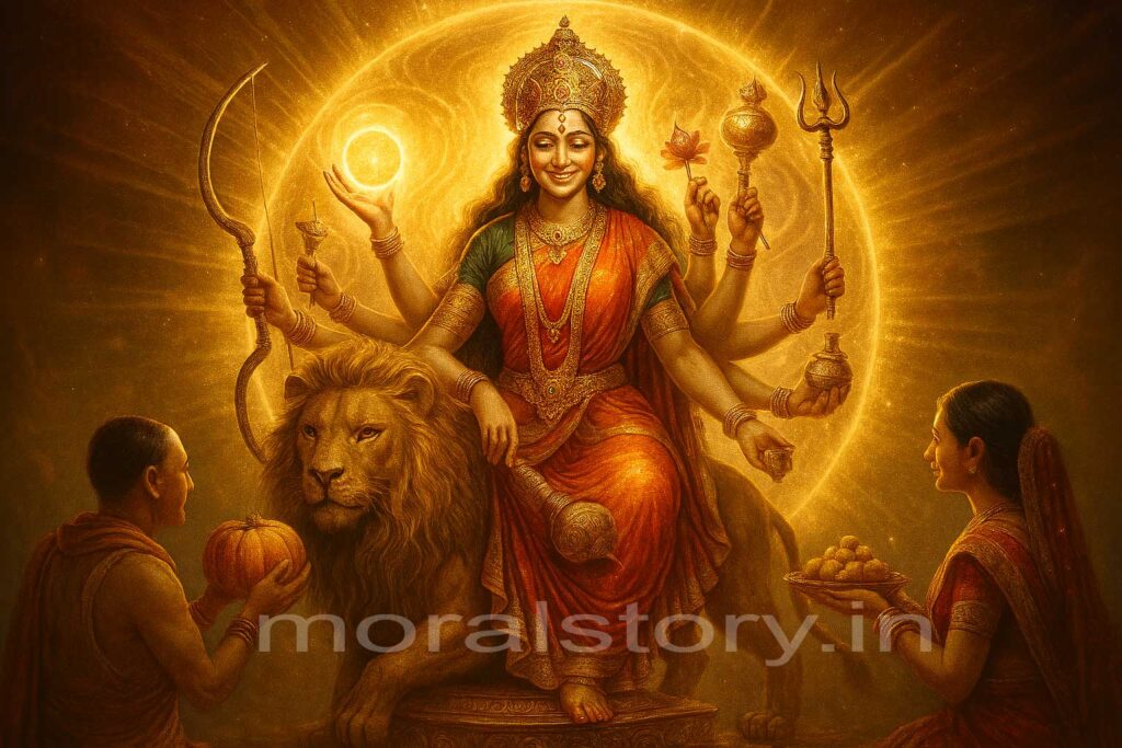 माँ कूष्माण्डा, नवरात्रि चौथे दिन की देवी, Maa Kushmanda story, Kushmanda puja vidhi, Navratri significance, अष्टसिद्धि नवनिधि, Maa Kushmanda, Navratri Day 4 Goddess, Kushmanda story, Kushmanda puja vidhi, Navratri significance, Ashtasiddhi Navnidhi