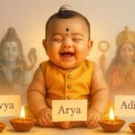 baby names ending with ya, Indian names ending in ya, girl names ending with ya, Hindu baby boy names ending with ya, modern Indian names 2025, Sanskrit names ending with ya, moralstory.in baby names