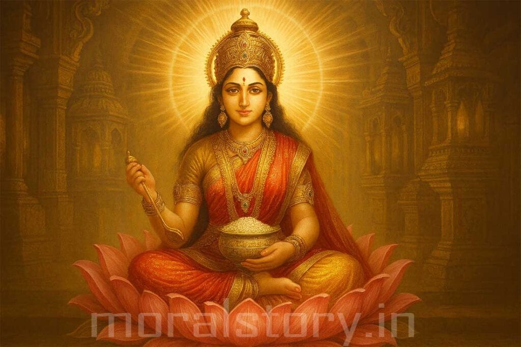 अन्नपूर्णा माता व्रत कथा, Annapurna Mata Vrat Katha Long Story, Annapurna Devi Full Story, Annapurna Mata Miracles, अन्नपूर्णा देवी की विस्तृत कथा, Annapurna Vrat Benefits, Annapurna Puja Vidhi, Annapurna Devi Mahatmya, अन्नपूर्णा माता चमत्कार, moralstory.in