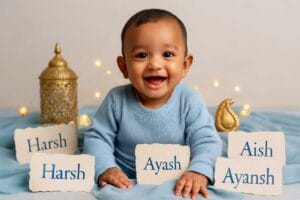 Beautiful Indian Baby Names Ending with &ldquo;&ndash;sh&rdquo; (With Meanings & Origins)