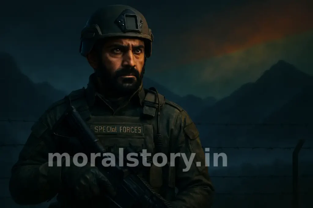 Commander Vikram, Commander Vikram Vijay story, commando story hindi, indian special forces kahani, army secret mission story, patriotic moral story, moralstory army fiction