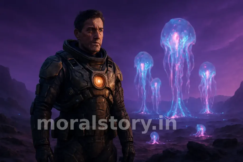 Shoorveer story, teleportation story hindi, sci fi moral story, future planet story, survival story hindi, moralstory shoorveer, alien planet story, science fiction kahani