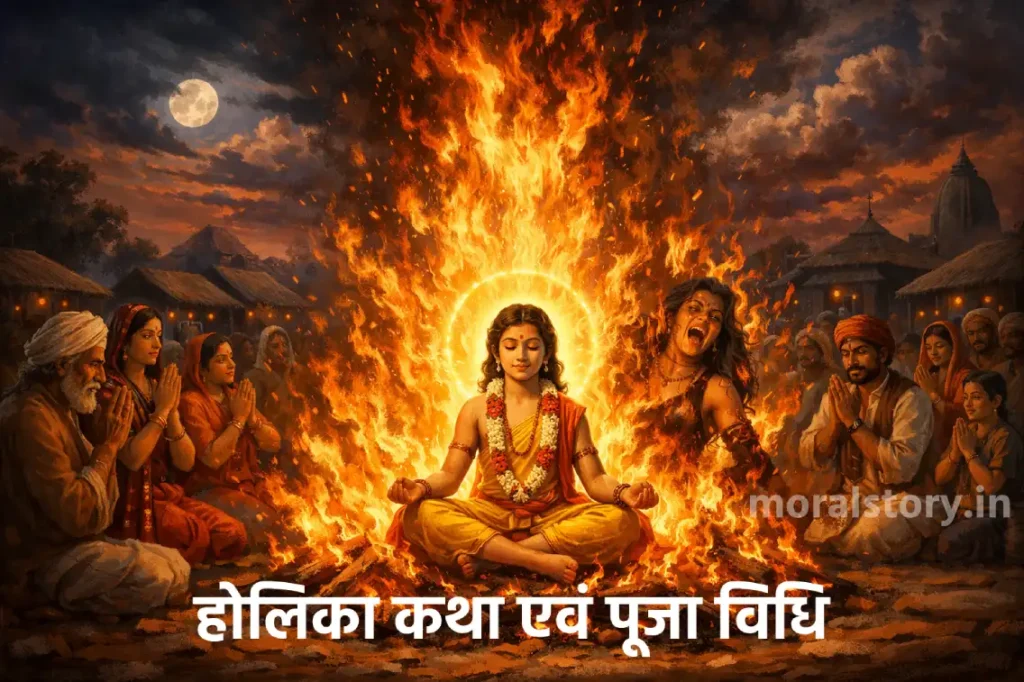 होली का पर्व, holika dahan puja vidhi, holika katha pdf, होलिका दहन 2026, holi puja mantra, प्रह्लाद कथा, hiranyakashyap story, holika story in hindi, holi vrat katha, छोटी होली पूजा विधि, holi festival story, narad puran holika, holi puja muhurat
