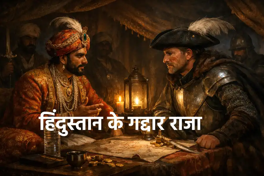 हिंदुस्तान के गद्दार राजा – जयचंद से मीर जाफर तक विश्वासघात की सच्ची कहानियाँ 1 हिंदुस्तान के गद्दार राजा, जयचंद कहानी, मीर जाफर गद्दारी, भारतीय इतिहास कहानी, betrayal story hindi, historical story hindi