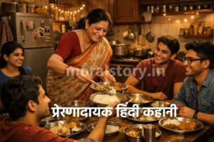 28 दिन वाला मेस नियम, प्रेरणादायक हिंदी कहानी, life lesson story hindi, PG वाली आंटी की कहानी, emotional hindi story, motivational story in hindi, middle class life story, भोजन की कदर कहानी, moral story hindi, जीवन की सीख देने वाली कहानी, खाना और रिश्तों की अहमियत, PG मेस की प्रेरणादायक कहानी, सुविधा की आदत पर कहानी, gratitude moral story hindi, students life story hindi, जीवन में संतोष का महत्व, खाने की कदर करने की कहानी, emotional family type story hindi