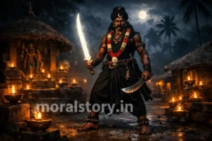 The Story of Karuppusami тАУ The Guardian of Justice 3 Karuppusami story, South Indian folklore, Guardian deity story, Karuppusami legend, Indian village folklore, Story of justice and protection, Inspirational mythological story