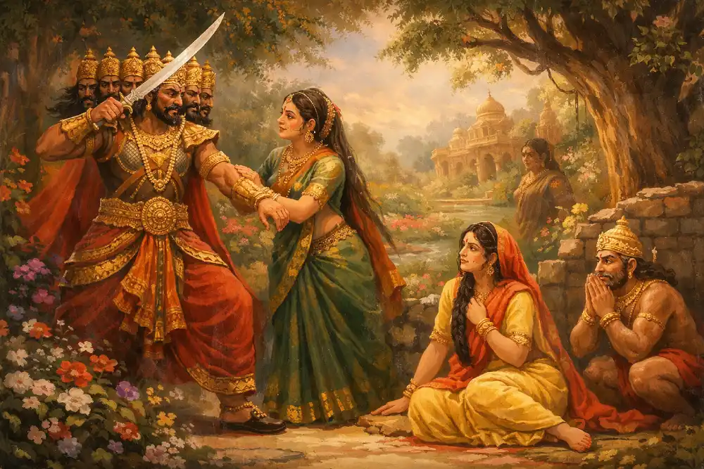 अशोक वाटिका की कथा: जब हनुमान जी को समझ आया कि हम केवल ईश्वर के निमित्त हैं 1 अशोक वाटिका की कथा