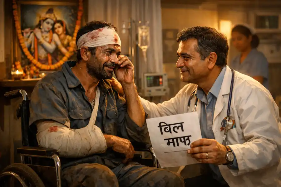 कर्म का सिद्धांत – इंसानियत और अच्छे कर्मों की प्रेरक कहानी 1 कर्म का सिद्धांत, अच्छे कर्म का फल, प्रेरणादायक हिंदी कहानी, इंसानियत की कहानी, भगवान और कर्म, भावुक हिंदी कहानी, नैतिक शिक्षा की कहानी, कर्म और फल की कहानी