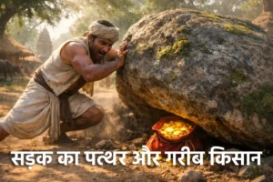 सफलता और संघर्ष की कहानी, safalta aur sangharsh ki kahani, king and the boulder story, short moral stories in hindi, motivational farmer story, moralstory.in latest stories, kathinaor me gyan kahani, inspirational tales of success, hindi shikshaprad kahaniya, मुसीबतों का सामना कहानी