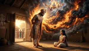 निंदा का फल, प्रेरणादायक हिंदी कहानी, राजा की कहानी, नैतिक कहानी, धर्मराज का न्याय, कर्म का सिद्धांत, निंदा से बचें, हिंदी लोककथा, आध्यात्मिक कहानी, जीवन की सीख, धार्मिक कहानी, कर्म और फल