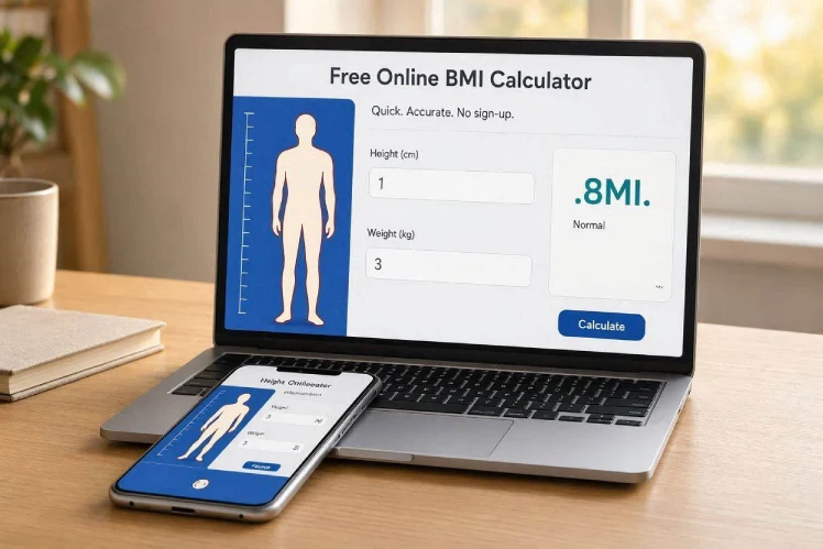 Free Online BMI Calculator Interface MoralStory