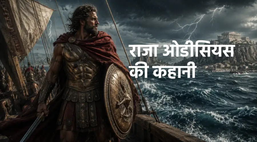ग्रीक राजा ओडीसियस की कहानी, Odysseus Story in Hindi, Greek Mythology in Hindi, ट्रॉय युद्ध की कहानी, ट्रोजन हॉर्स की कहानी, Greek King Story, Greek Mythology Stories, ओडीसियस की कथा, प्राचीन यूनान की कहानी, Mythological Stories Hindi